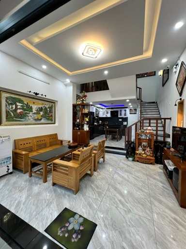 [543] NHÀ 2 TẦNG MỚI ĐẸP, CHỦ TỰ XÂY KIÊN CỐ, ĐẦY ĐỦ CÔNG NĂNG. ĐƯỞNG 7m5 NGUYỄN QUÝ CẢNH